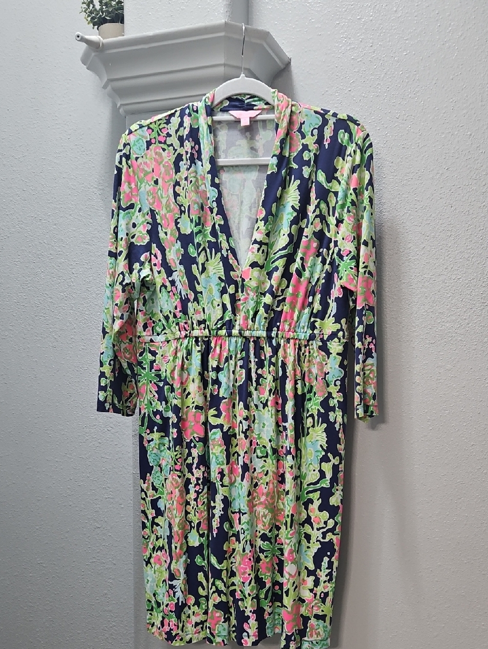 Lilly Pulitzer Bright Navy Southern Charm Alexandra Dress